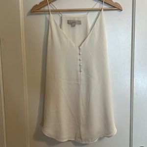 LOFT Covered Button Strappy Cami